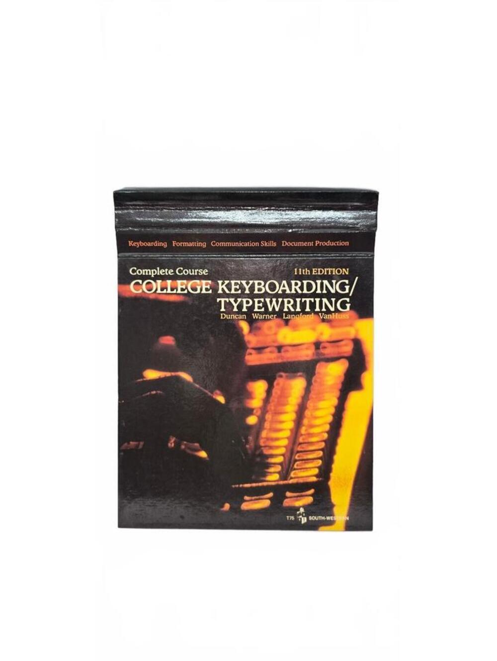 1985 Complete Course College Keyboarding/Typewriting 11th Edition Textbook